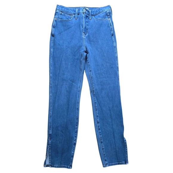 Madewell Denim - Madewell Roadtripper Jeans Women's Size 27 High Rise Straight Leg Stretch Blue